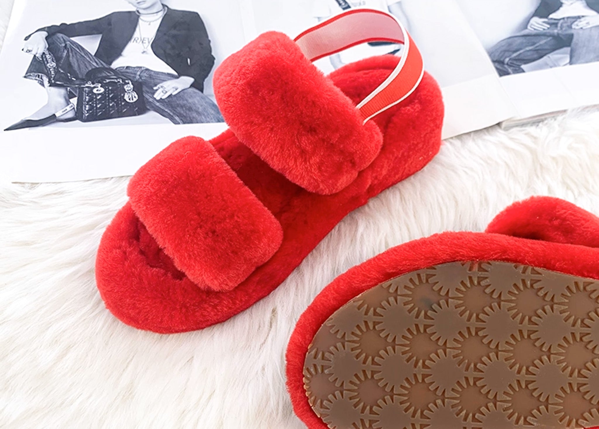 Kael red real wool