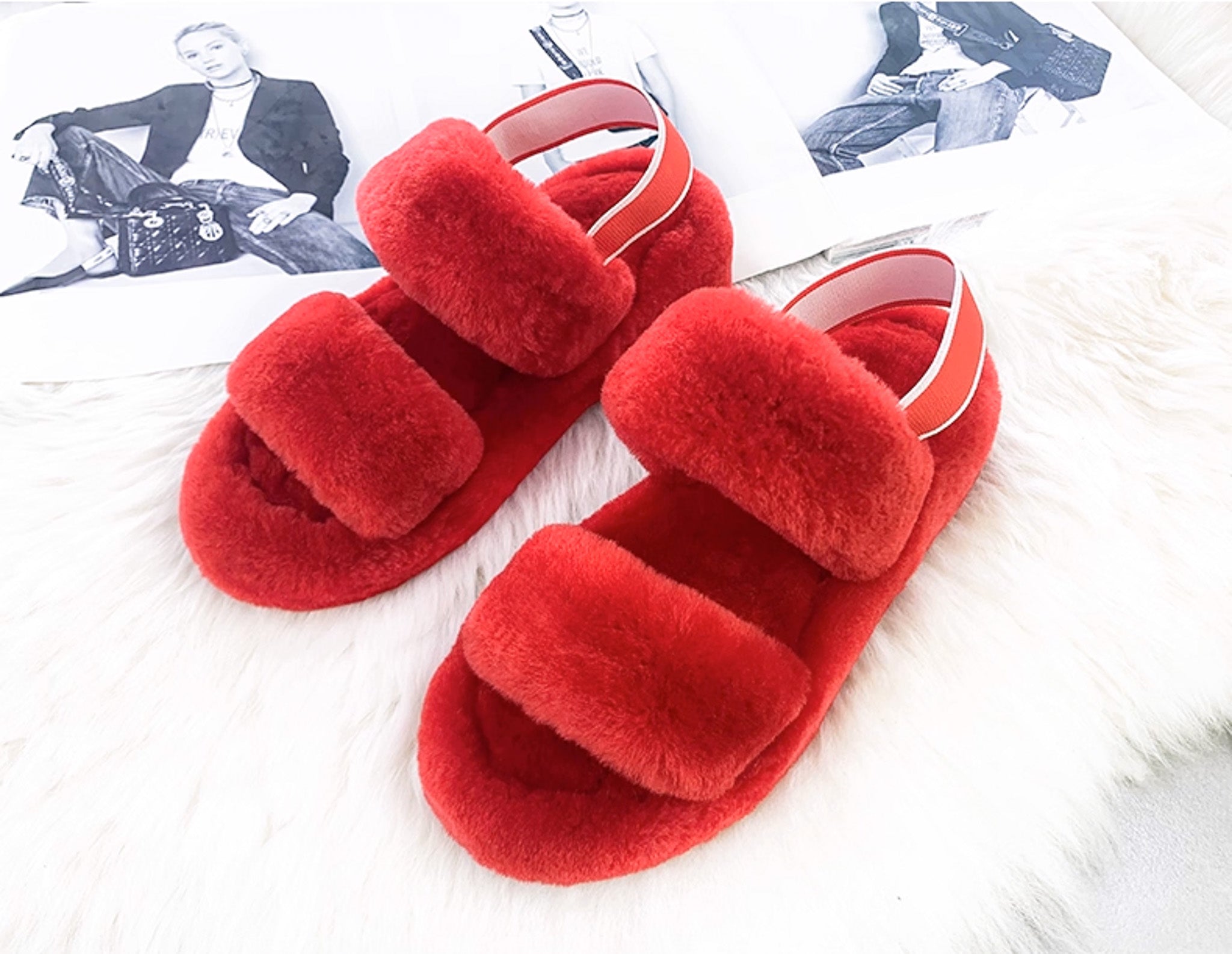 Kael red real wool