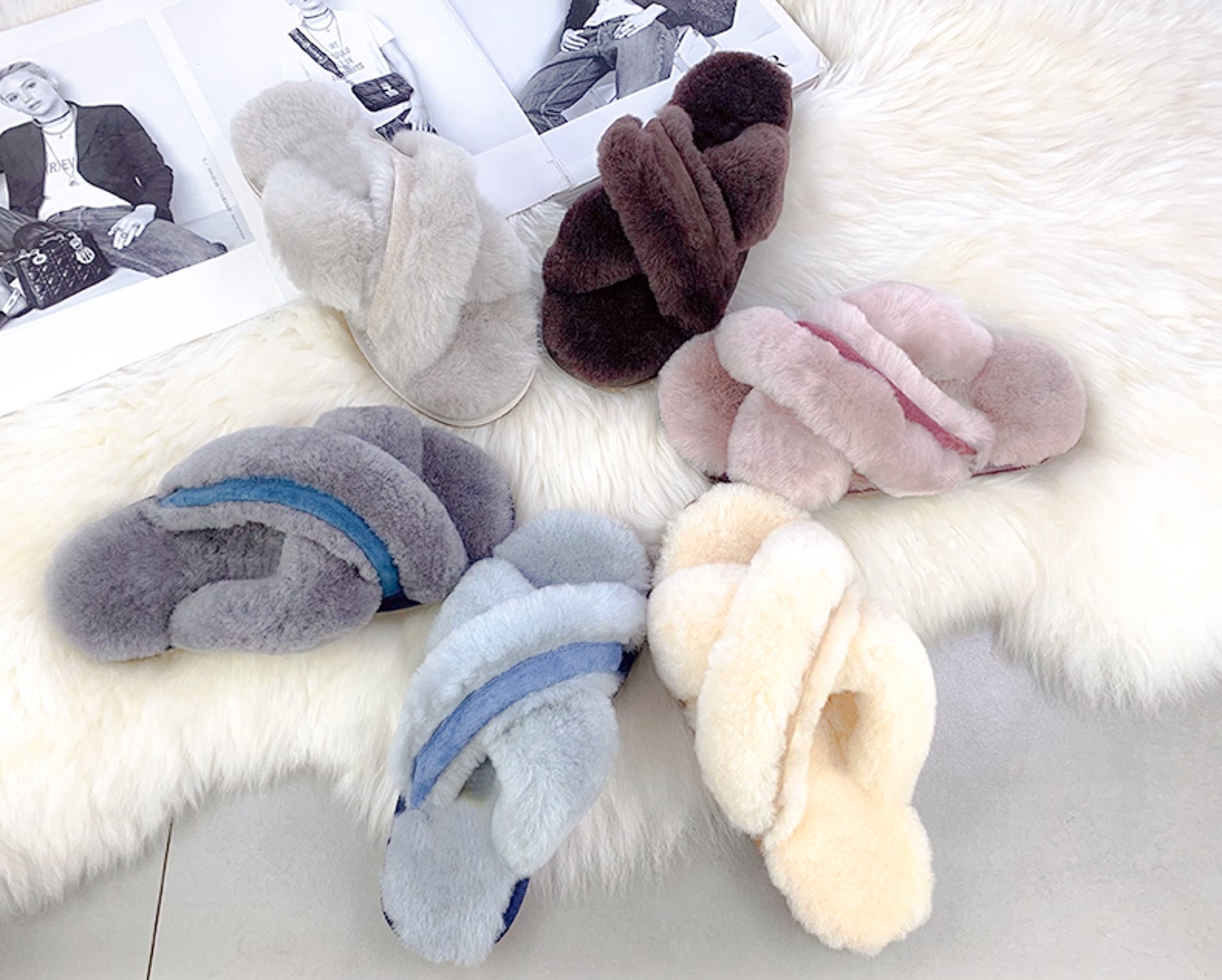 Bliss real wool footwear