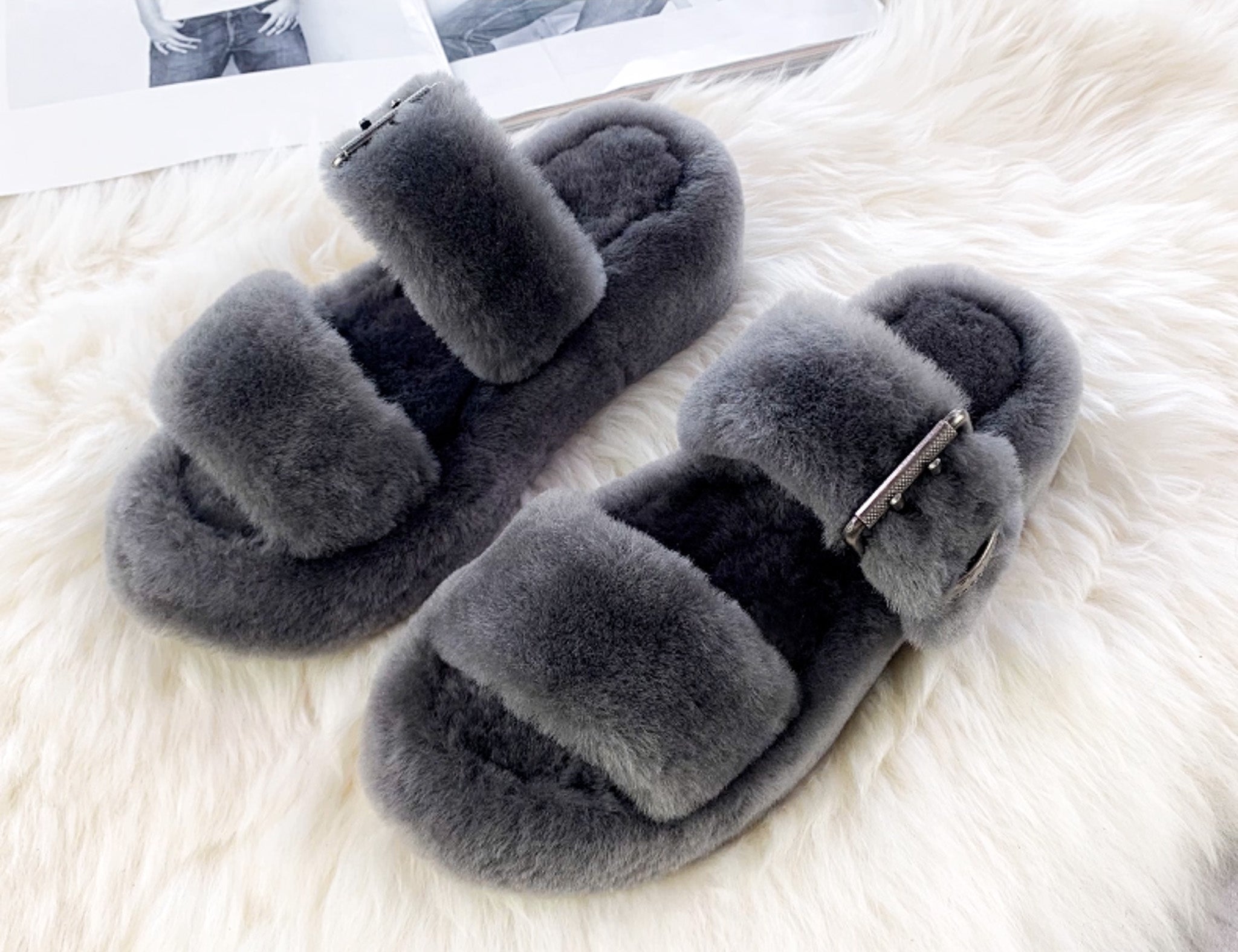 Kael evo real wool dark gray