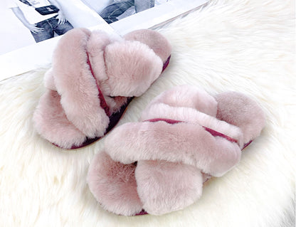 Bliss real wool pink