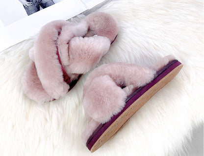 Bliss real wool pink