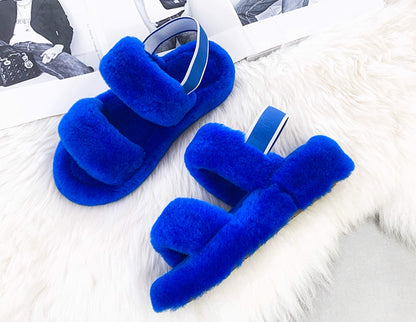 Kael blue real wool