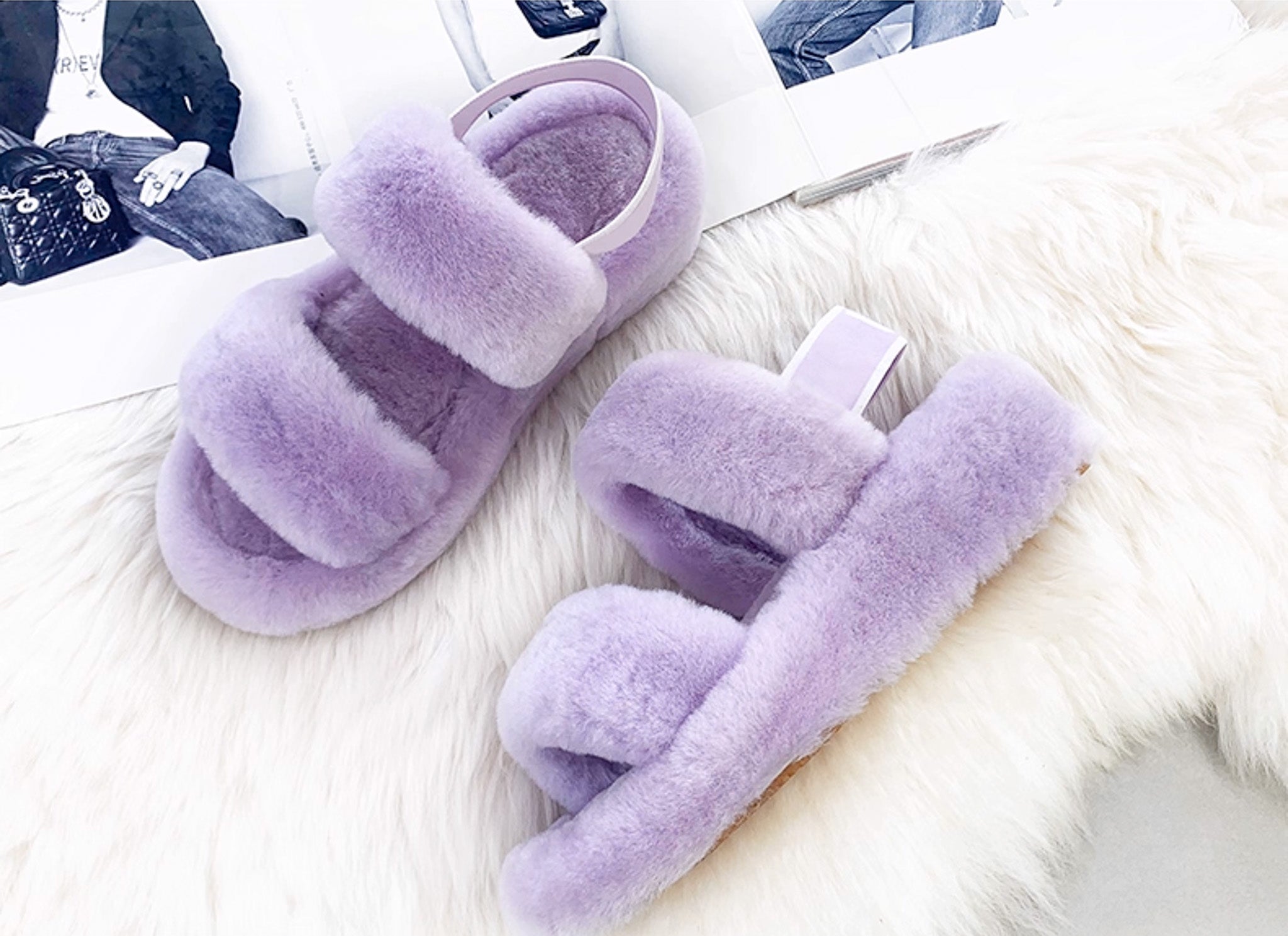 Kael purple real wool