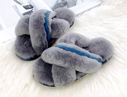 Bliss real wool dark gray