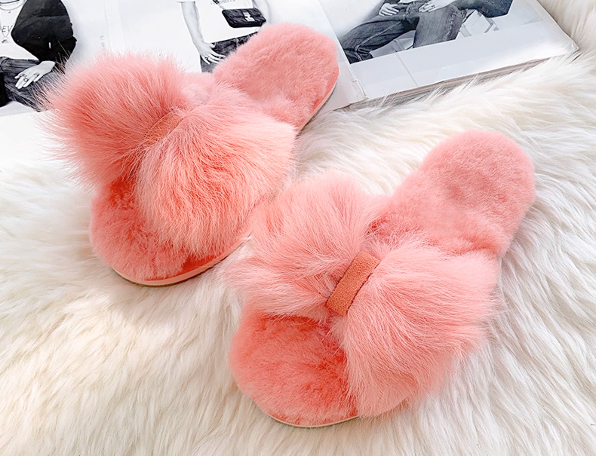 Veda real wool Pink