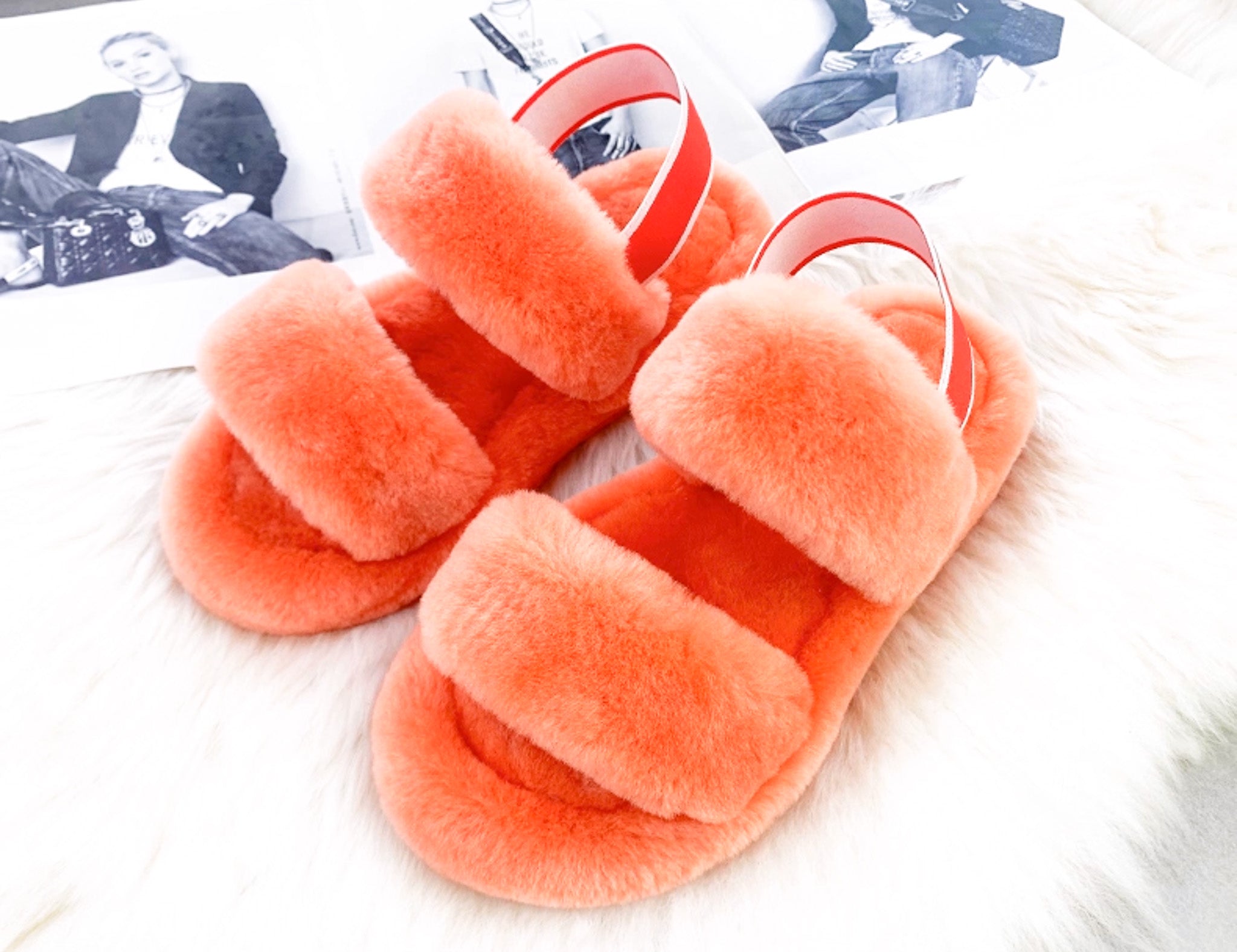 Kael orange real wool