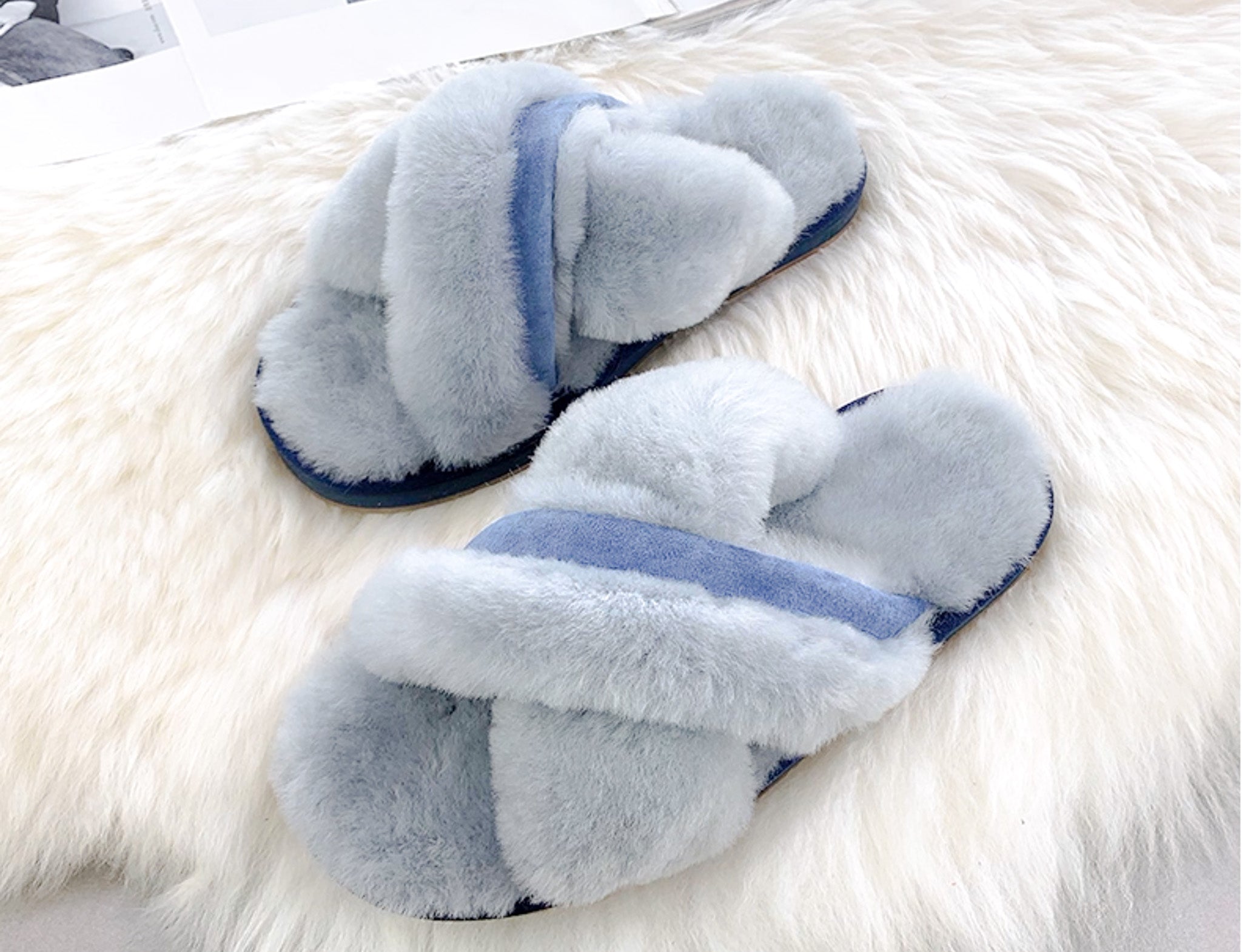 Bliss real wool light gray