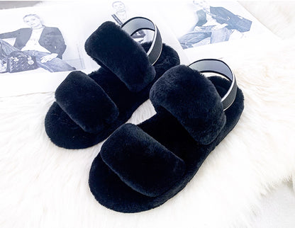 Kael black real wool