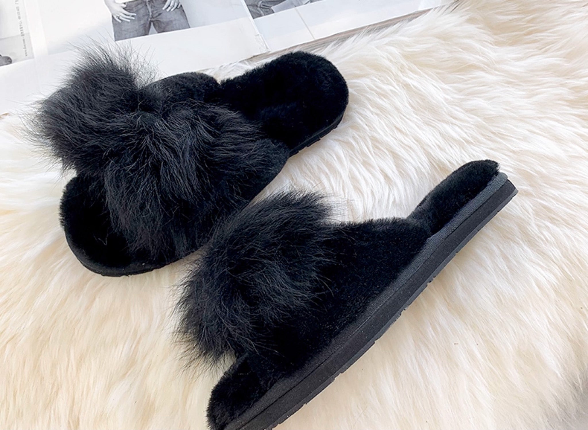 Veda real wool black