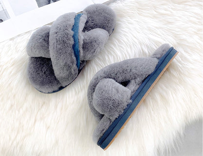 Bliss real wool dark gray